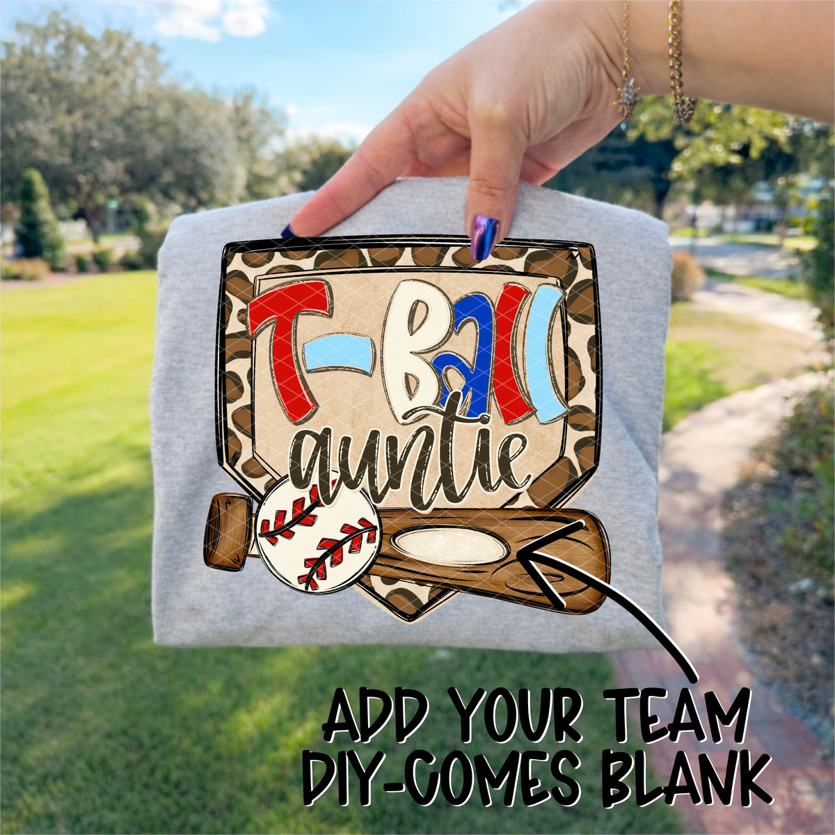 T- Ball "Name & Team Name" CUSTOM -DTF&UV