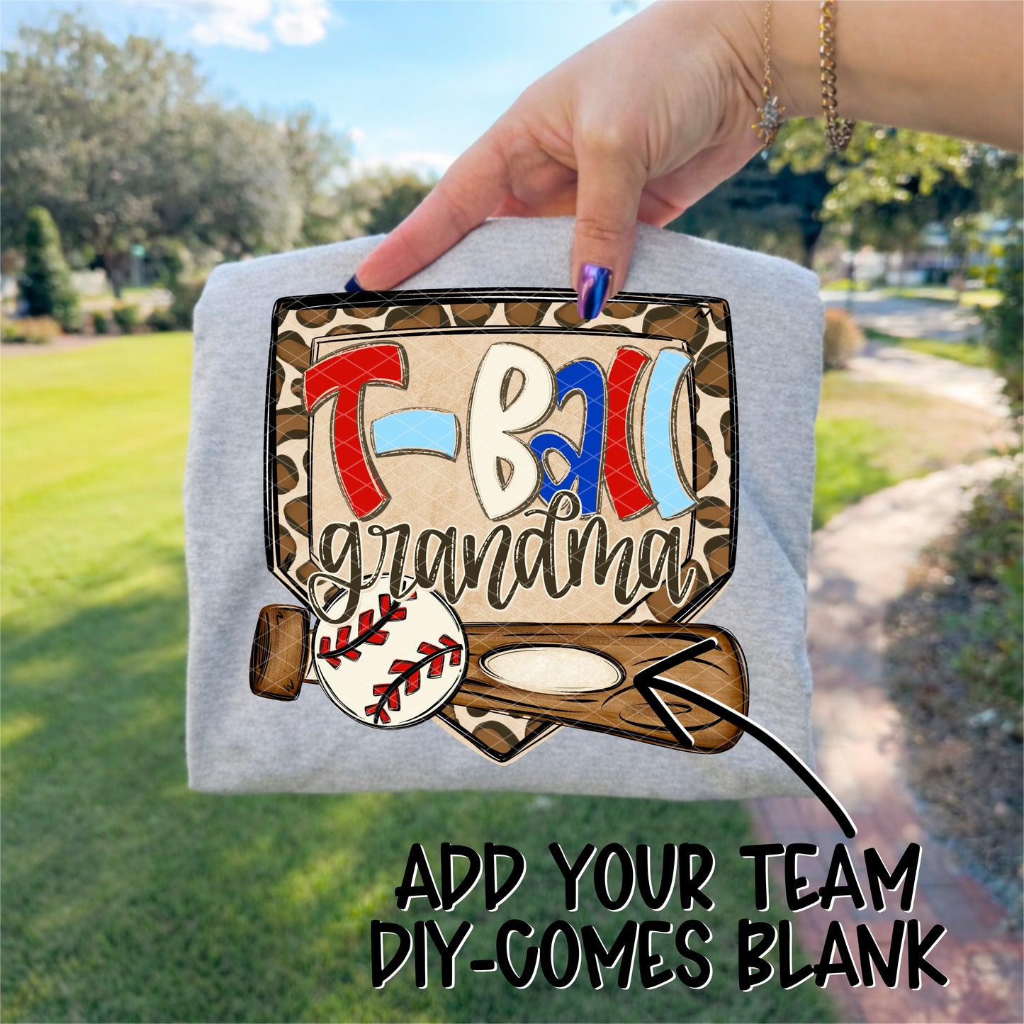 T- Ball "Name & Team Name" CUSTOM -DTF&UV