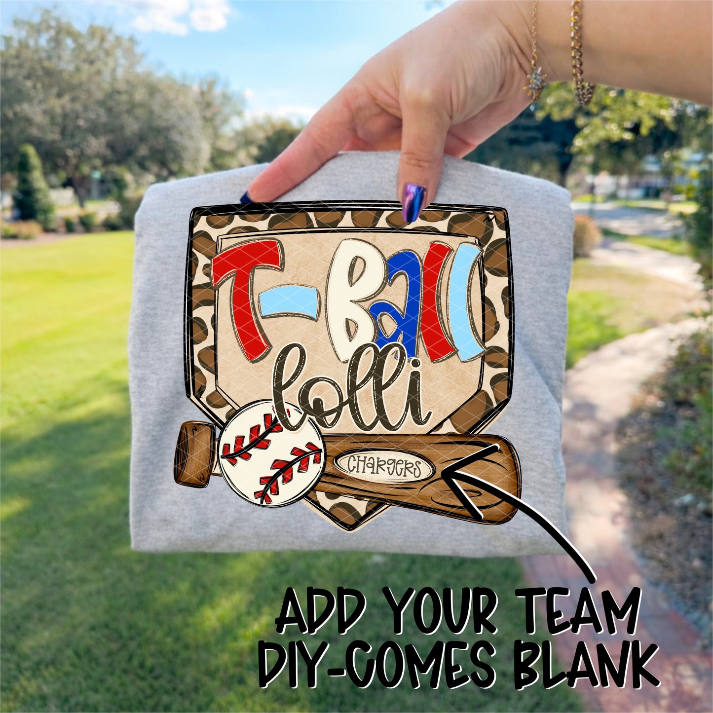 T- Ball "Name & Team Name" CUSTOM -DTF&UV