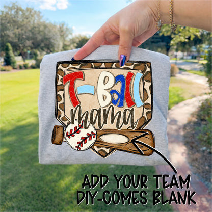 T- Ball "Name & Team Name" CUSTOM -DTF&UV