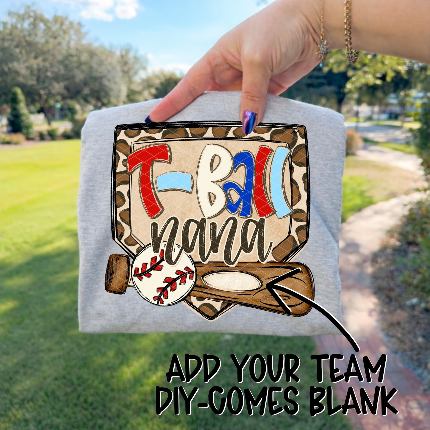 T- Ball "Name & Team Name" CUSTOM -DTF&UV