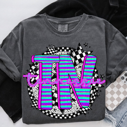 Spring STATES stripes (Dropdown)-DTF