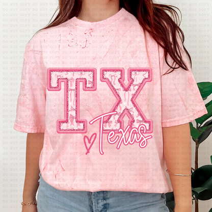 PINK COQUETTE STATES(Dropdown)-DTF
