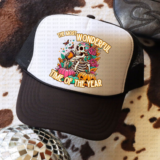 The Most Wonderful Time of the Year Faux Hat Patch - DTF