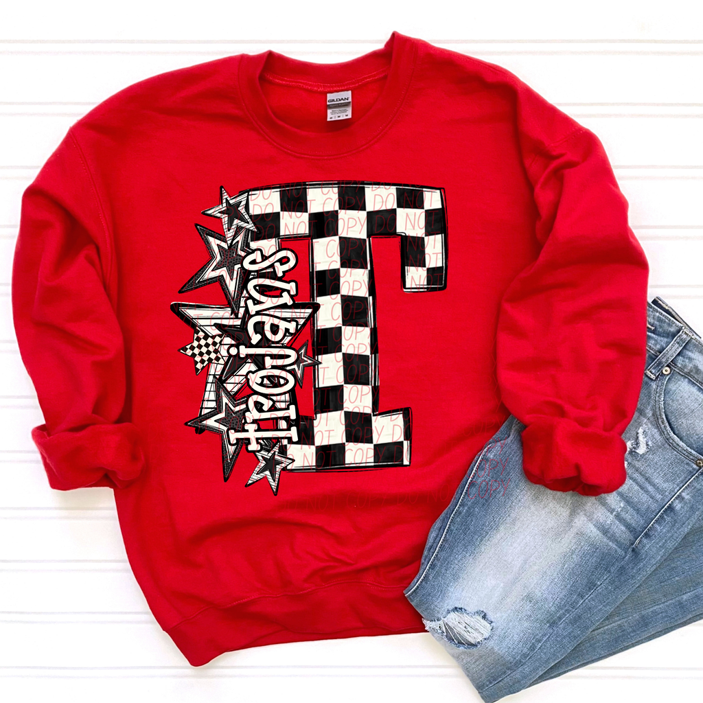 BW Checker star mascots (dropdown)- DTF&UV