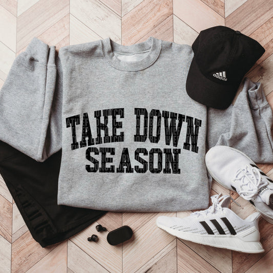 TakedownSeason (Black)-DTF&UV