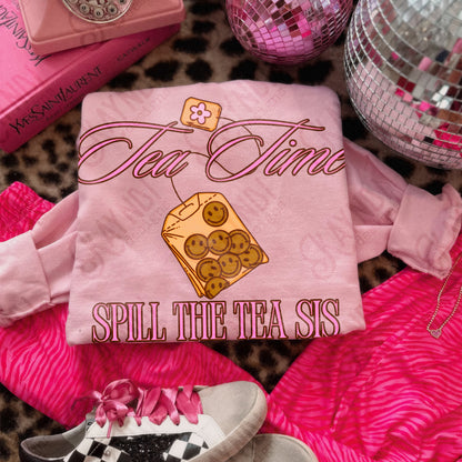 Tea Time-DTF&UV