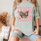 Teach pink leopard bow-DTF