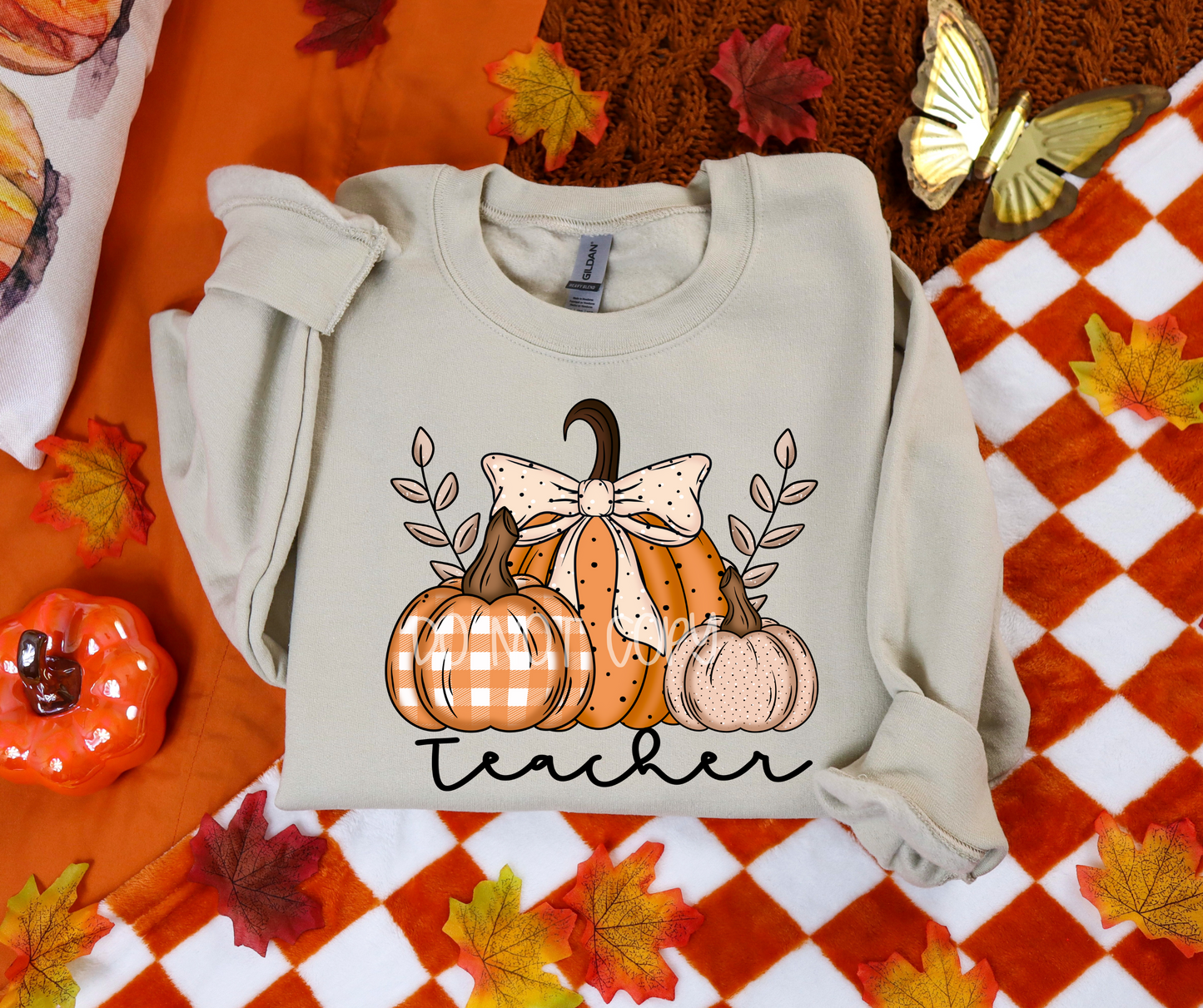 Fall Pumpkin Teacher-DTF