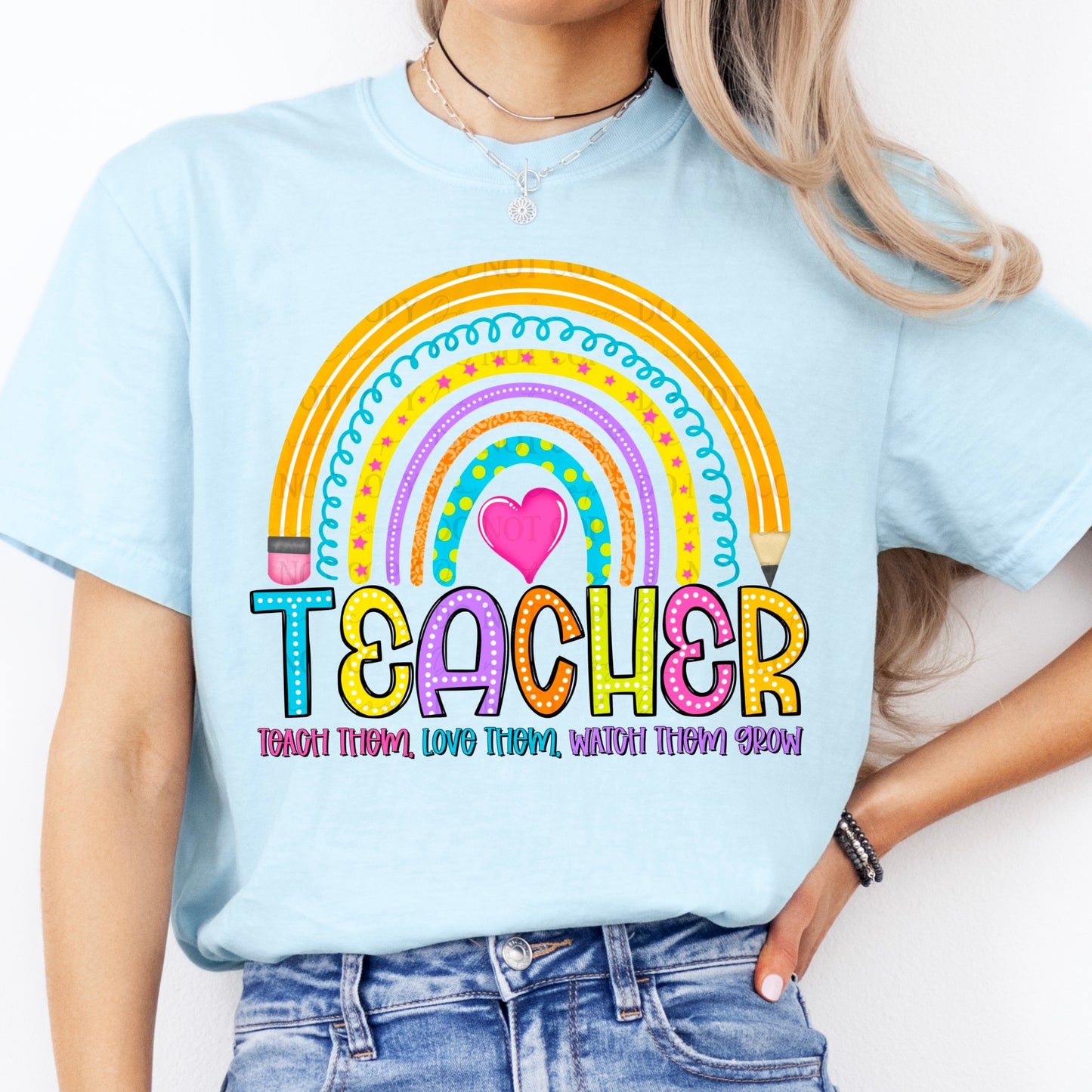 Teacher rainbow-DTF