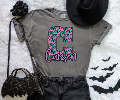Teal BatsCustom (ANY NAME, ANY MASCOT)-DTF&UV