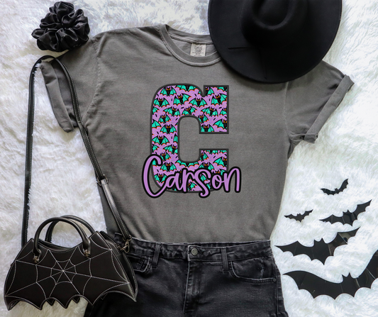 Teal BatsCustom (ANY NAME, ANY MASCOT)-DTF&UV