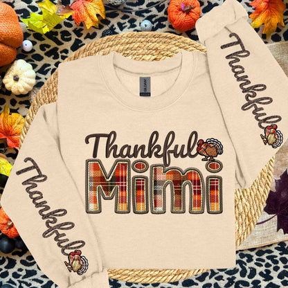Thankful Names (COMES WITH ONE SLEEVE- ALL Names IN THE LISTING-DROPDOWN)-DTF