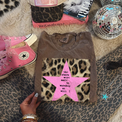 The Stars were made to worship Leopard Pink -DTF&UV