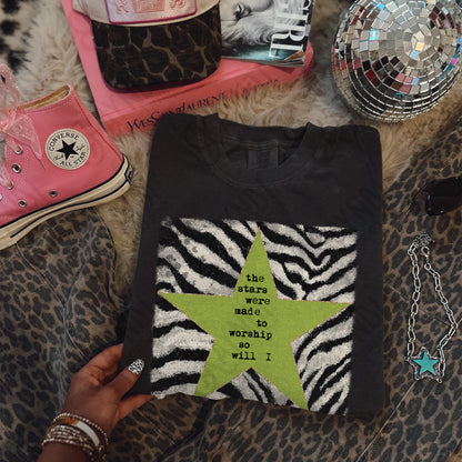 The Stars were made to worship Zebra Green -DTF&UV