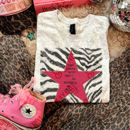 The Stars were made to worship Zebra Red -DTF&UV