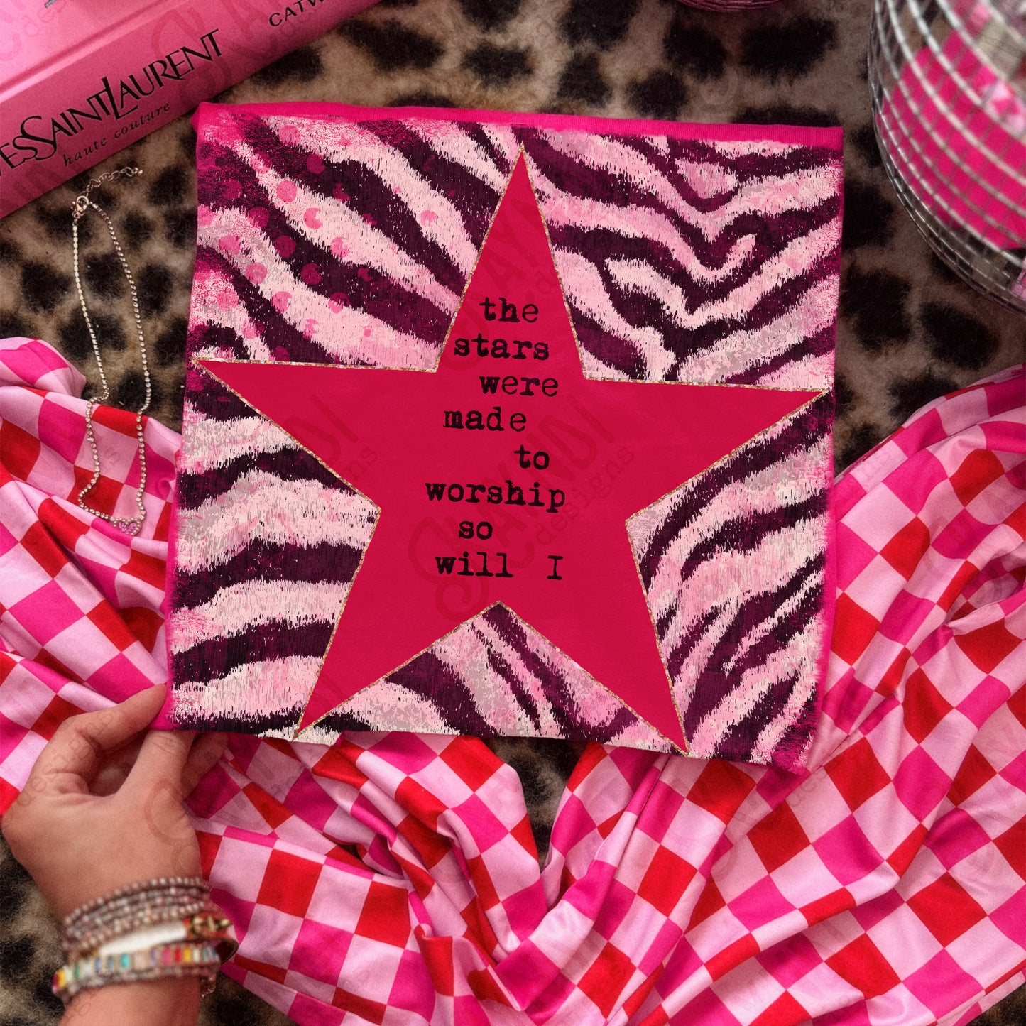 The Stars were made to worship Zebra Red -DTF&UV