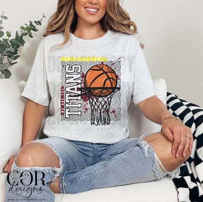 Basketball Mascots(DROPDOWN- ALL IN THIS LISTING)-DTF