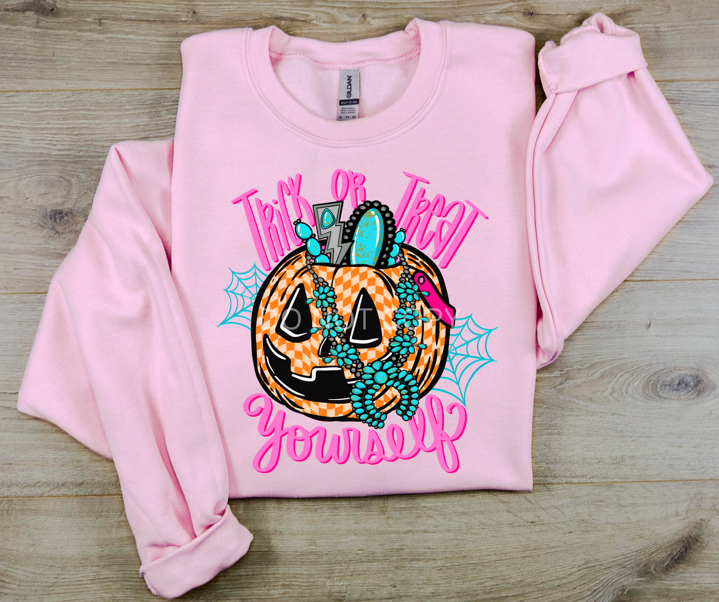 Trick or treat yourself Pink-DTF