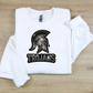 Trojans faux sequin silver black-DTF