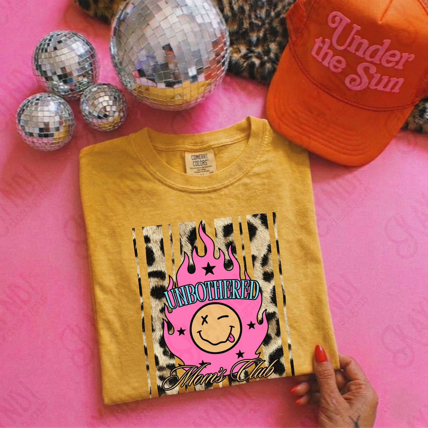 Unbothered Pink Moms club-DTF&UV