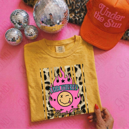 Unbothered Pink Moms club-DTF&UV