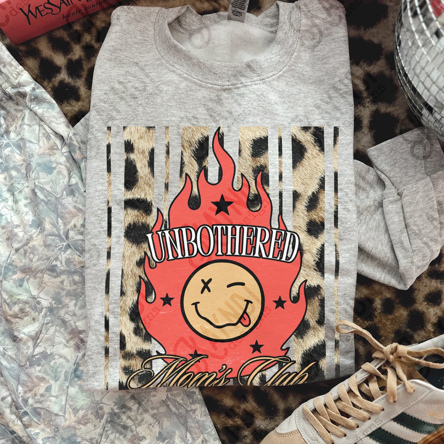 Unbothered Red Moms club-DTF&UV