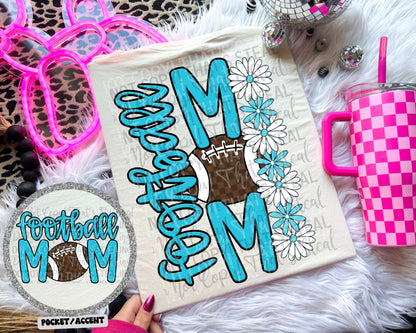 Football mom BACK (Dropdown)- DTF&UV