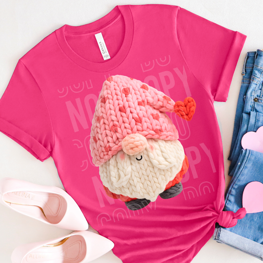 Valentines Day Gnome DTF&UV