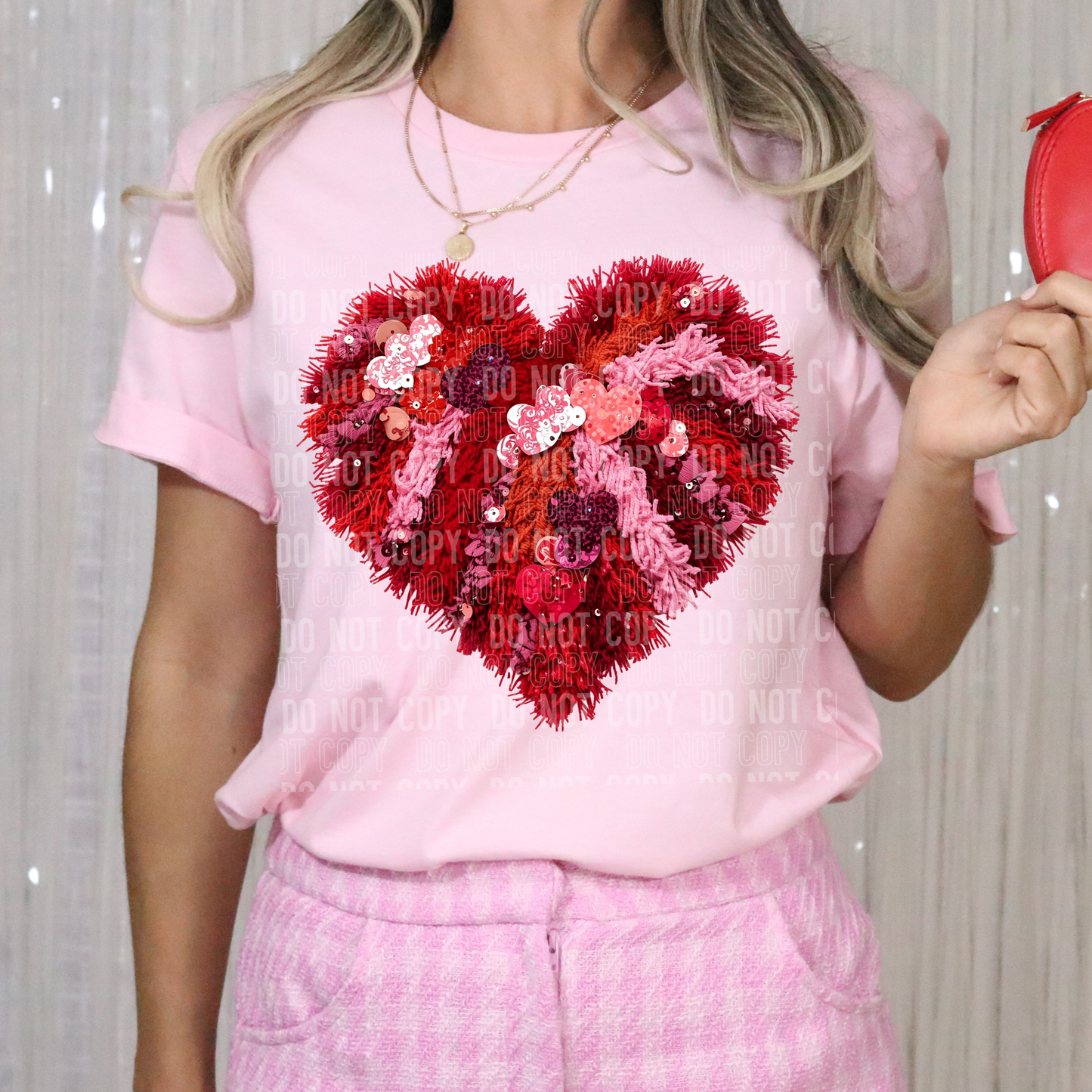 Valentines Faux Yarn- DTF&UV