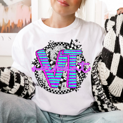 Spring STATES stripes (Dropdown)-DTF