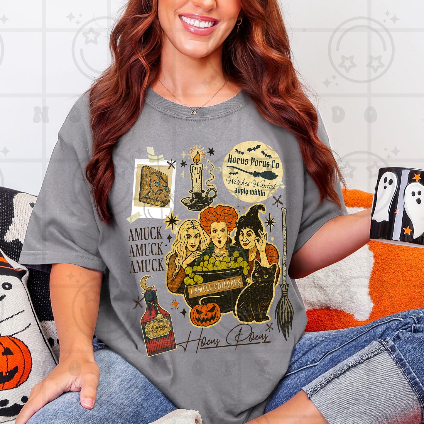 VINTAGE COLLAGE - hocus pocus-DTF&UV