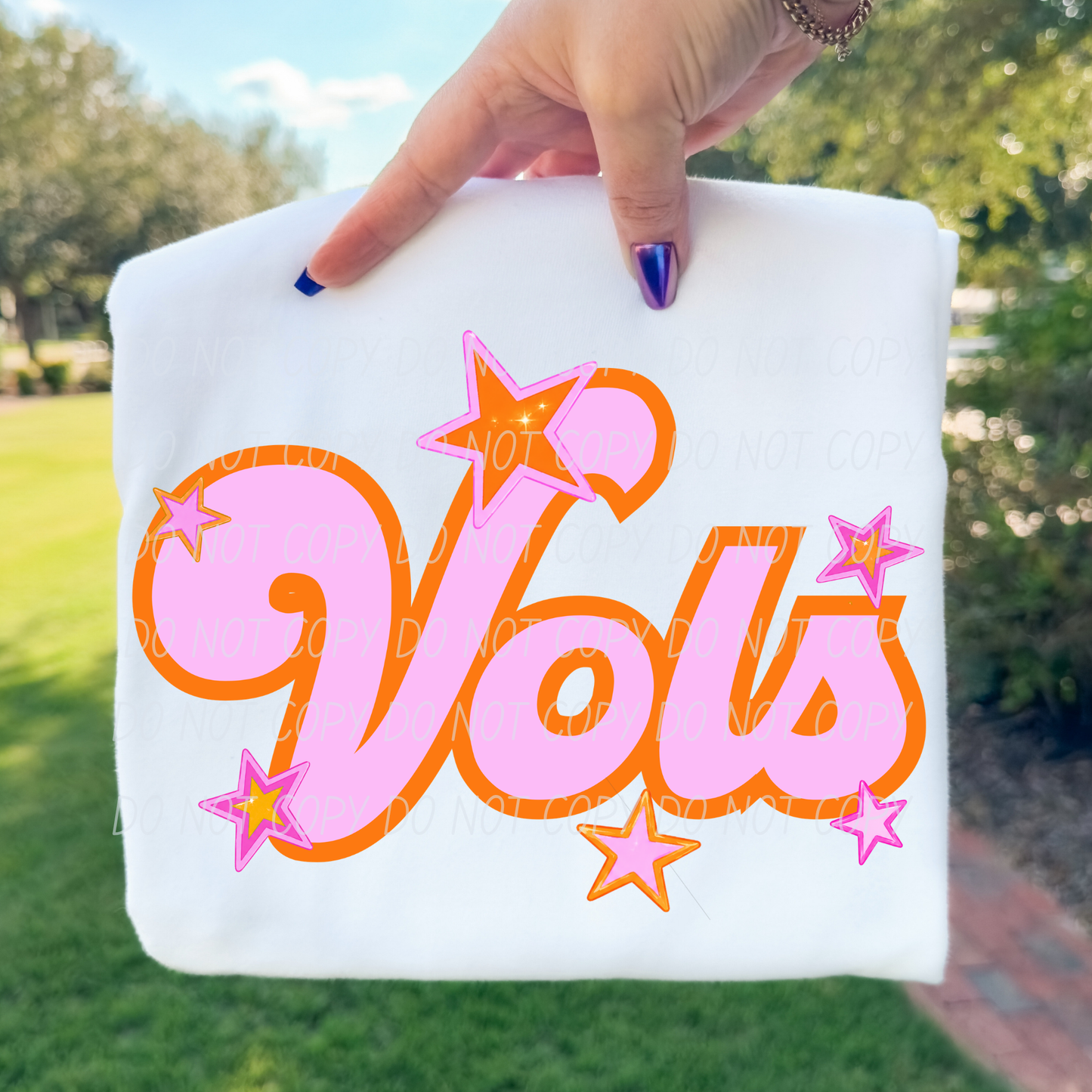 Pink Orange Stars Mascot (Dropdown)- DTF&UV