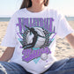Volleyball mama purple silhouette- DTF