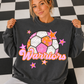 Soccer Pink Orange Stars Mascot (Dropdown)- DTF&UV