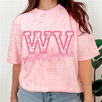 PINK COQUETTE STATES(Dropdown)-DTF