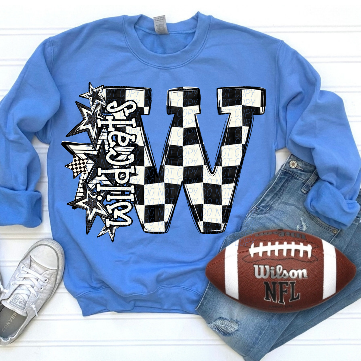 BW Checker star mascots (dropdown)- DTF&UV