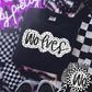Wolves Black And White Polka Dot Faux Stitch - DTF