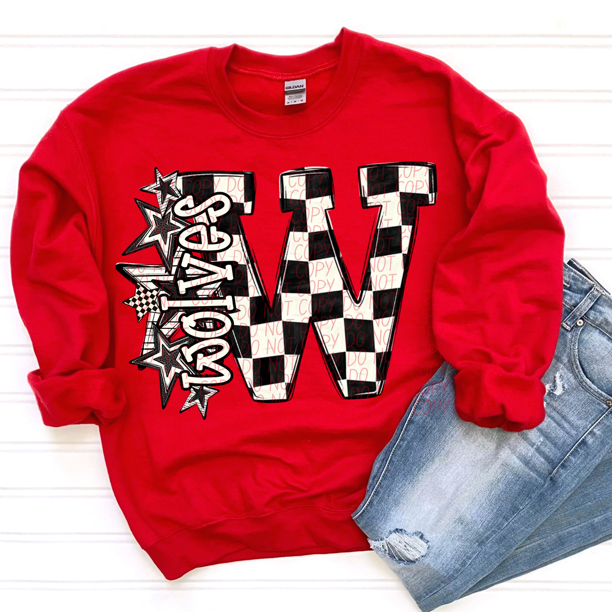 BW Checker star mascots (dropdown)- DTF&UV