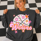 Basketball Pink Orange Stars Mascot (Dropdown)- DTF&UV