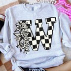 BW Checker star mascots (dropdown)- DTF&UV