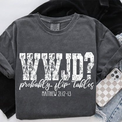 WWJD (White)-DTF&UV