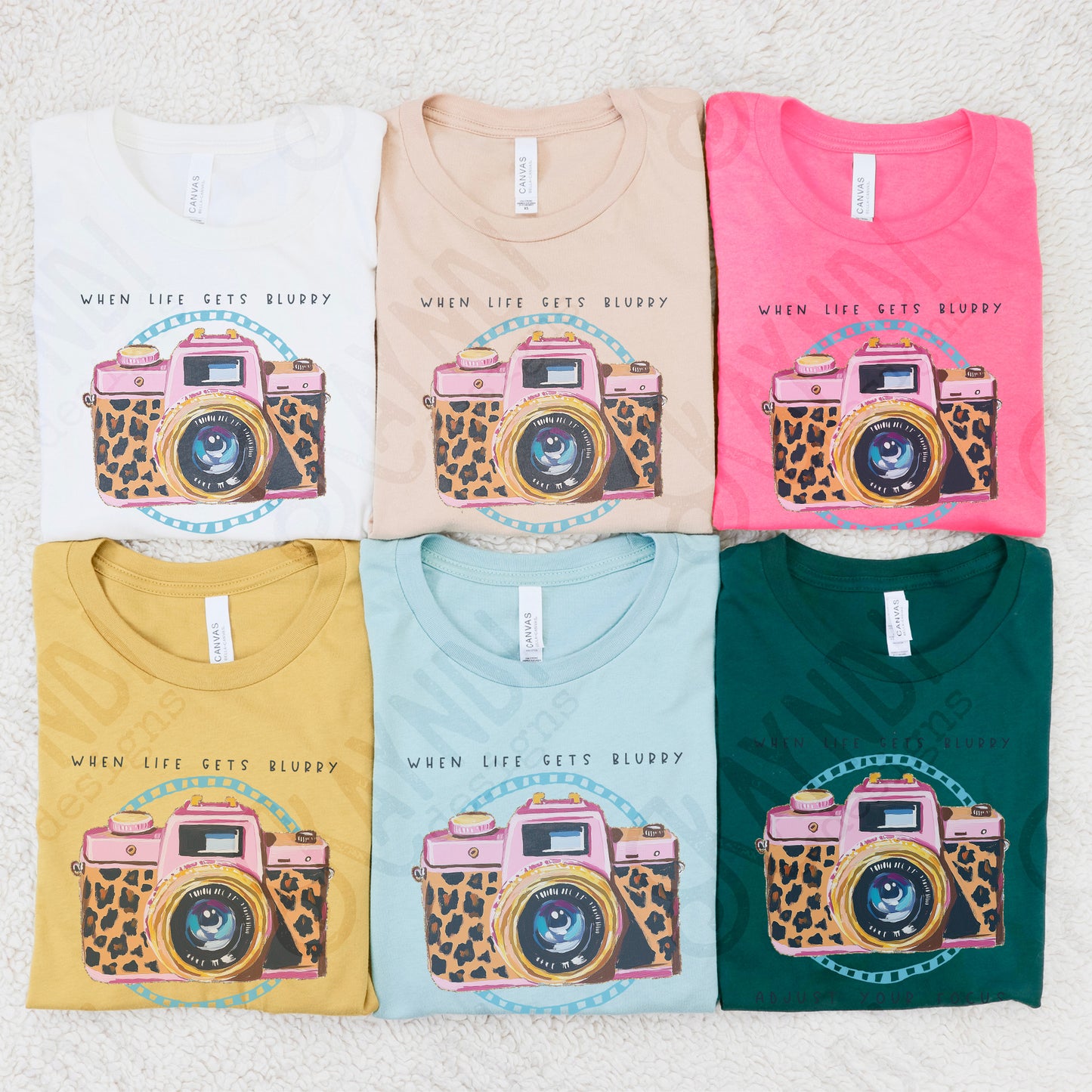 When life gets blurry leopard camera-DTF&UV