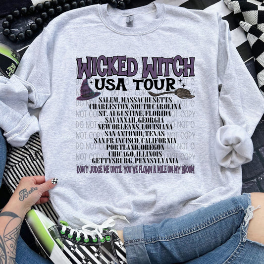 Wicked witch tour(back)-DTF