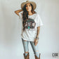Wild Thing Skeleton Cowgirl Brunette - DTF