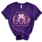 With god pink bow-DTF