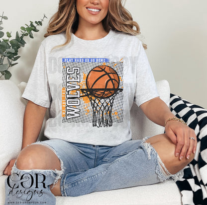 Basketball Mascots(DROPDOWN- ALL IN THIS LISTING)-DTF