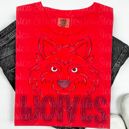 Mascot Outlines (dropdown)-DTF&UV