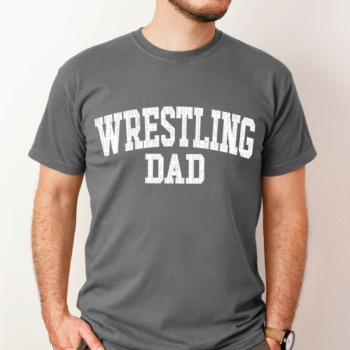 WrestlingDad  (white or black dropdown) -DTF&UV