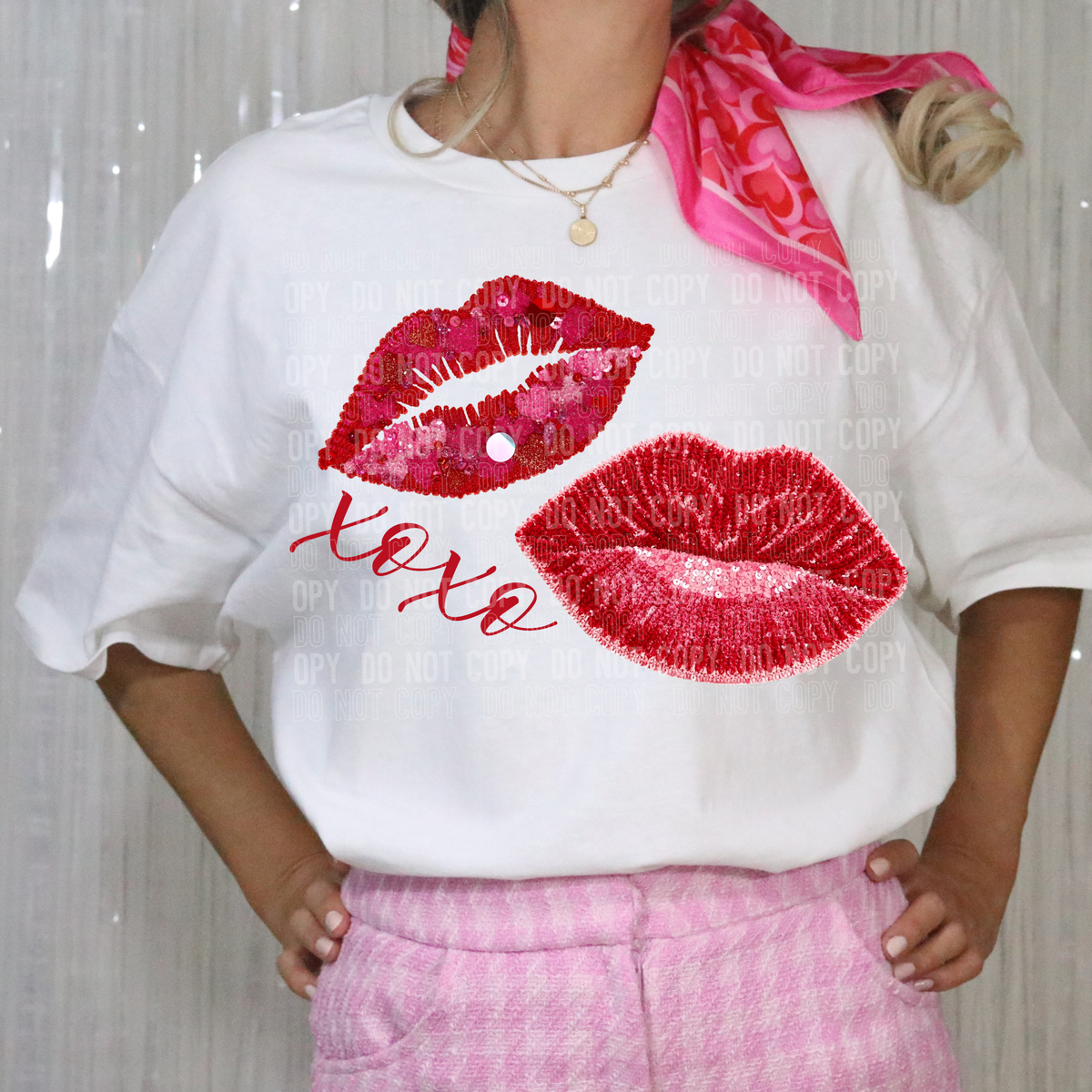 XOXO Lips- DTF&UV